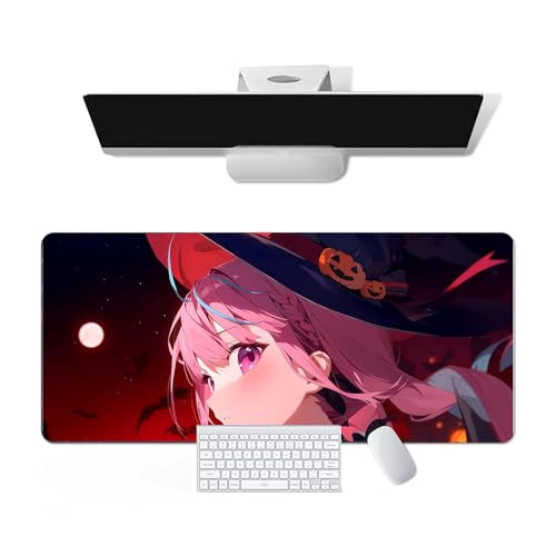 Anime Mauspad Hololive - Koyori Hakui Anime Computer Tastatur Mauspad Große Lange Weiche Gummiunterseite Rutschfeste Oberfläche Büro Schreibtischunterlage Gaming Mauspad von Pangtyus