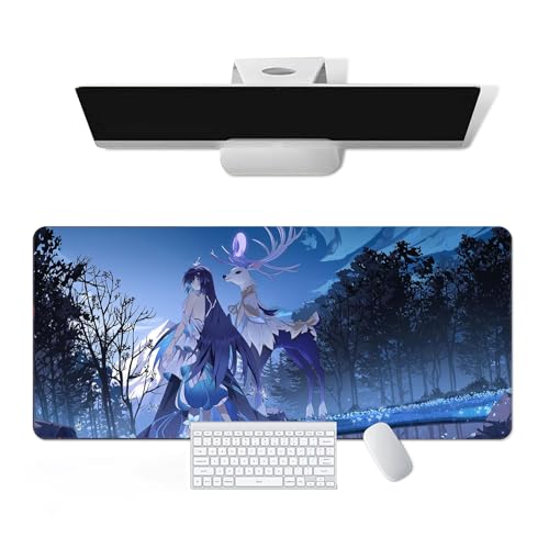 Anime Mauspad Honkai Star Rail - Seele Anime Computer Tastatur Mauspad Große Lange Weiche Gummiunterseite Rutschfeste Oberfläche Büro Schreibtischunterlage Gaming Mauspad von Pangtyus