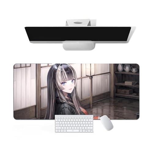 Pangtyus Anime Mauspad Hololive - Juufuutei Raden Anime Computer Tastatur Mauspad Große Lange Weiche Gummiunterseite Rutschfeste Oberfläche Büro Schreibtischunterlage Gaming Mauspad von Pangtyus