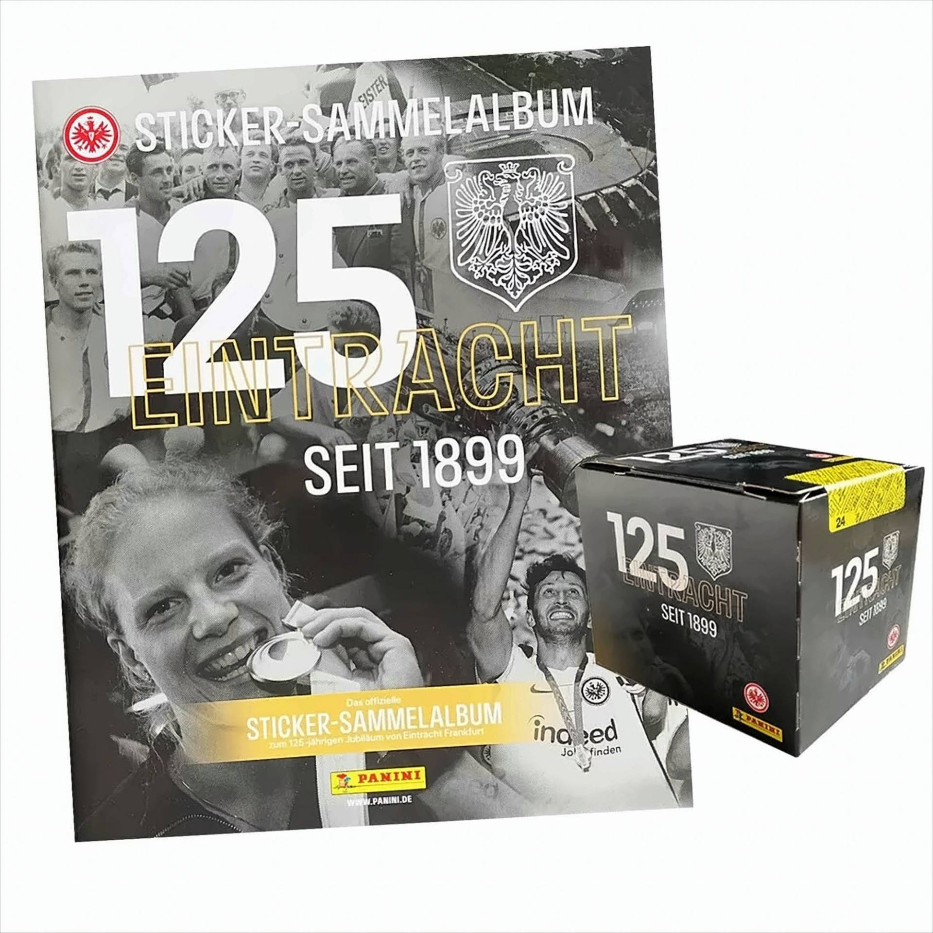 125 Jahre Eintracht Frankfurt Sticker Box + Album von Panini