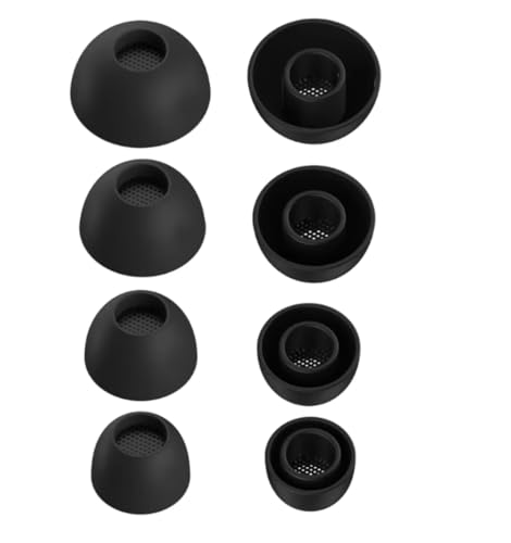 4 Paare | Ersatz Ohrstöpsel Silikon für In-Ear Kopfhörer, kompatibel mit Sennheiser Momentum True Wireless 4 | XS/S/M/L 4 Verschiedene Größen von Panlouting