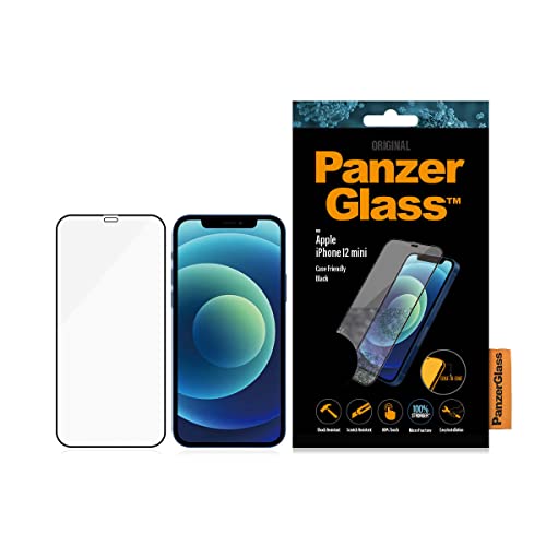 PanzerGlass™ full screen schutzglas für iPhone 12 mini, edge to edge passend für Apple iPhone 12 mini, displayschutz glas von Panzer Glass
