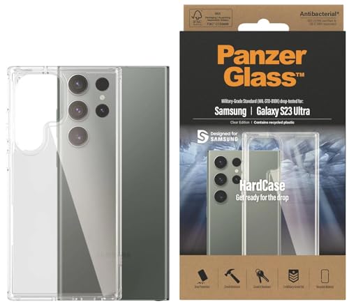 PanzerGlassv Schutzhülle für Samsung Galaxy S23 Ultra AB Transparent BRANDNEU von Panzer Glass