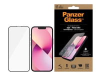 PanzerGlass™ | Case-Friendly - Skærmbeskytter für Mobiltelefone - Edge-to-Edge fit - rammefarve sort | Apple iphone 13 mini von PanzerGlass