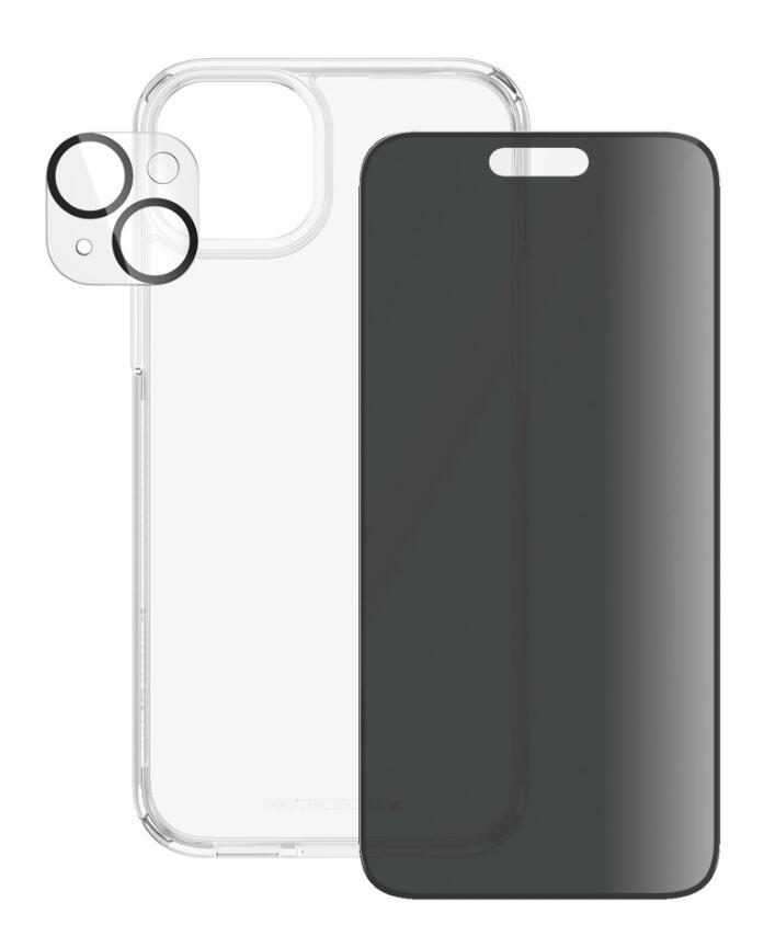 PanzerGlass™ Privacy 3-in-1 Set - iPhone 15 Plus von PanzerGlass