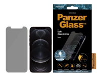PanzerGlass™ | Privacy Edition - Displayschutzfolie für Mobiltelefone - Normale Passform - Kristallklar | Apple iPhone 12/12 Pro von PanzerGlass
