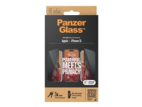 PanzerGlass ™ Privacy Displayschutz iPhone 15 | Ultra-Wide Fit, Apple, Apple - iPhone 15, Trockene Anwendung, Schockresistent, Transparent, 1 Stück(e) von PanzerGlass