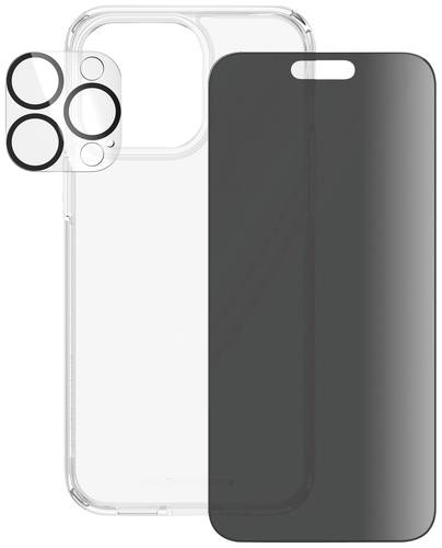 PanzerGlass 3-in-1 Privacy Bundle  Glass + Case + Lens  Hülle + Schutzglas Set Apple iPhone 15 P von PanzerGlass