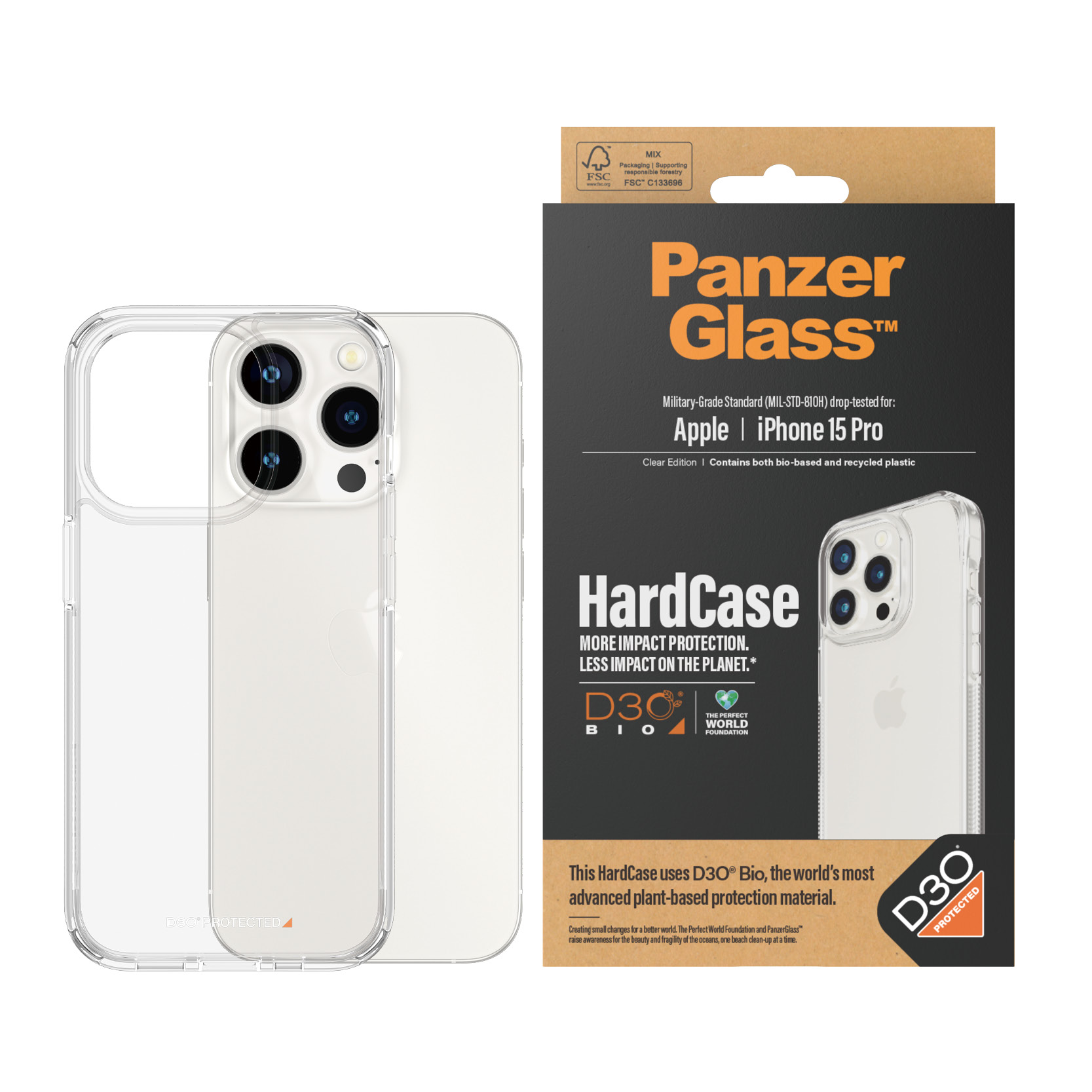 PanzerGlass - Apple IPhone 15 Pro HardCase mit D3O PanzerGlass - Apple IPhone 15 Pro HardCase mit D3O von PanzerGlass
