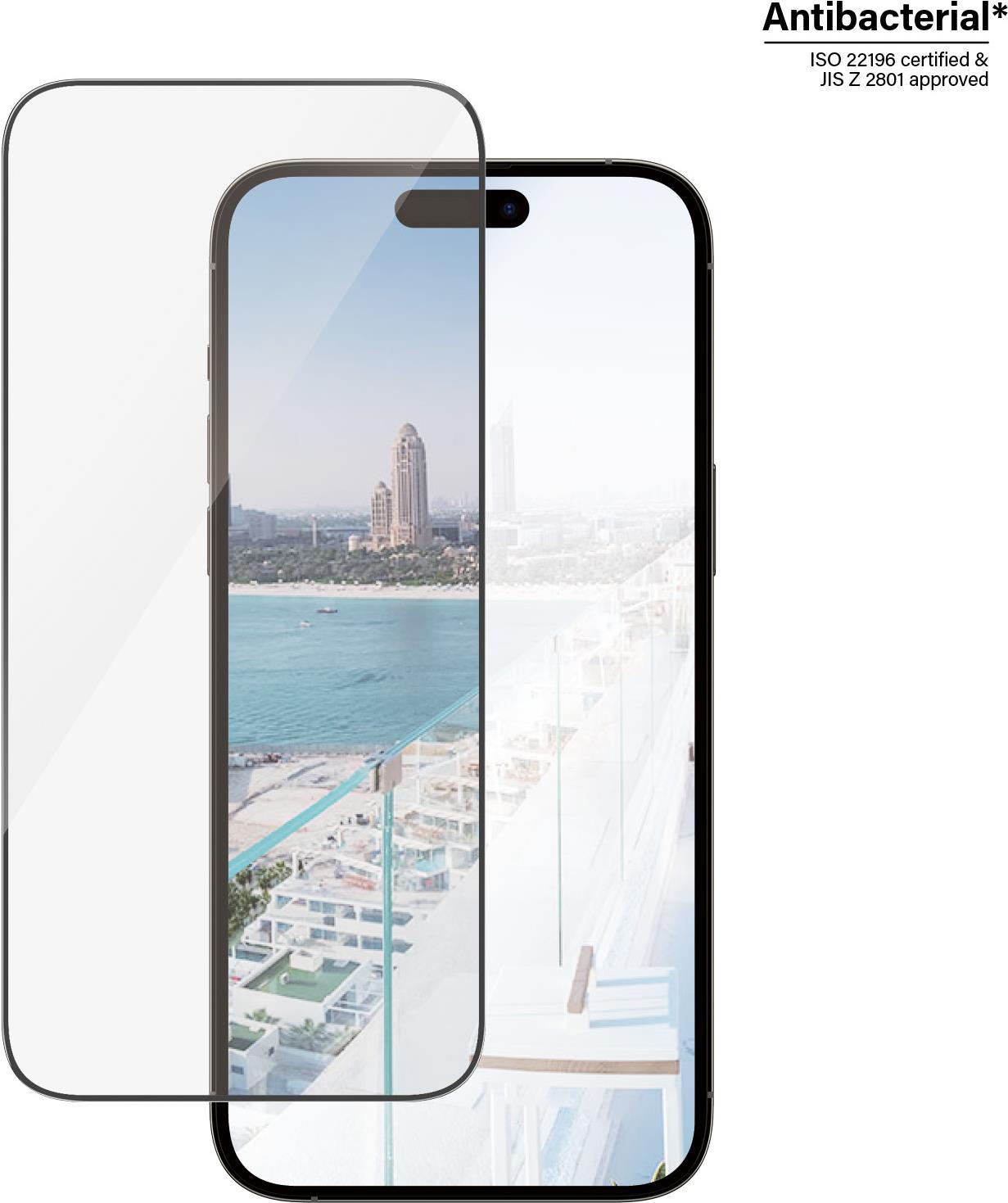 PanzerGlass - Bildschirmschutz f�r Handy - ultra-wide fit - Glas - Rahmenfarbe schwarz - f�r Apple iPhone 14 Pro Max (2790) von PanzerGlass