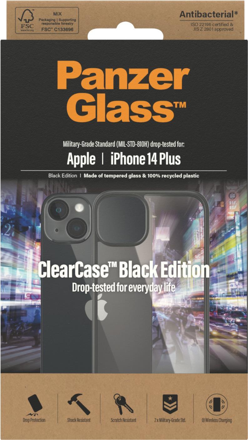 PanzerGlass � ClearCase Apple iPhone 14 Plus - Schwarz (0407) von PanzerGlass