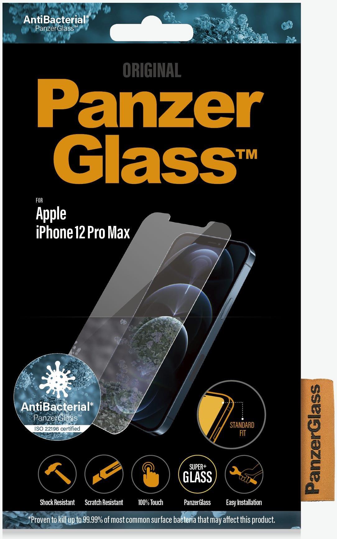 PanzerGlass Original - Bildschirmschutz f�r Handy - f�r Apple iPhone 12 Pro Max (2709) von PanzerGlass