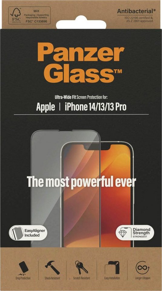 PanzerGlass Displayschutzglas PanzerGlass™ Clear Glass Displayschutz für iPhone 14 von PanzerGlass