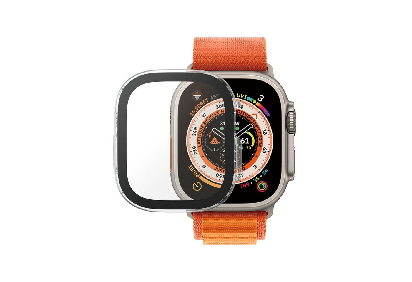 PanzerGlass Schutzfolie PanzerGlass™ Full Body Apple Watch Ultra 49mm Transparent von PanzerGlass