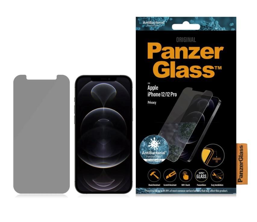 PanzerGlass Standard Fit - Privacy Displayschutzglas für iPhone 12, iPhone 12... von PanzerGlass