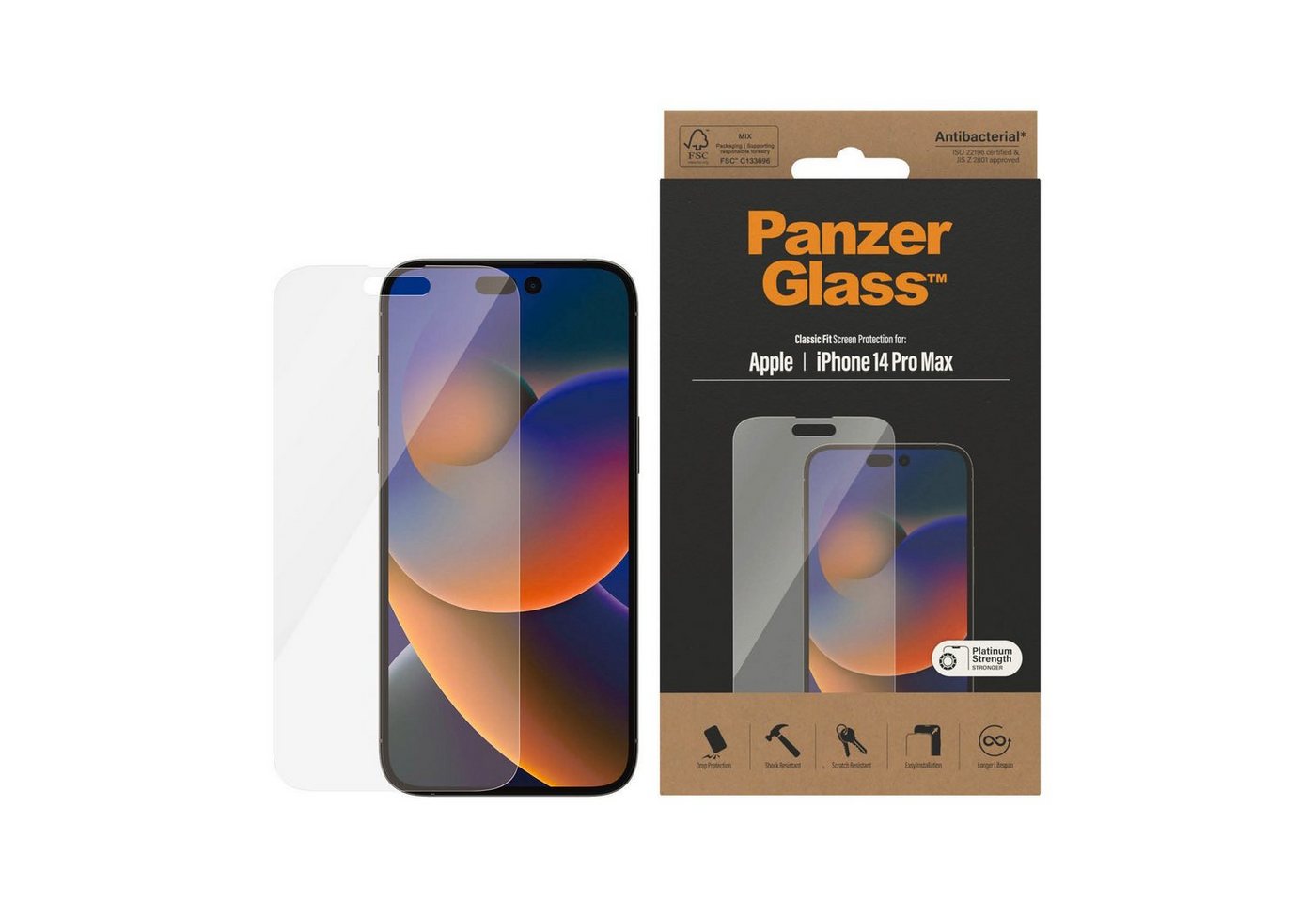 PanzerGlass Displayschutzglas iPhone 14 Pro Max AB PanzerGlass Displayschutzglas iPhone 14 Pro Max AB von PanzerGlass