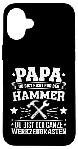 Hülle für iPhone 16 Plus Papa Geschenk Geburtstag Vatertag Lustig Geburtstagsgeschenk von Papa Geburtstag Geschenk Vatertag Spruch Lustig