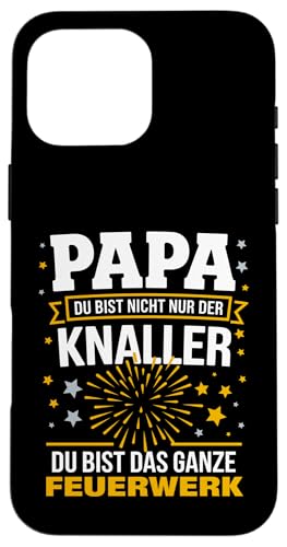 Hülle für iPhone 16 Pro Max Papa Geschenk Geburtstag Vatertag Lustig Geburtstagsgeschenk von Papa Geburtstag Geschenk Vatertag Spruch Lustig