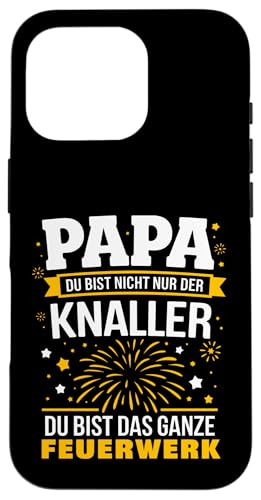 Hülle für iPhone 16 Pro Papa Geschenk Geburtstag Vatertag Lustig Geburtstagsgeschenk von Papa Geburtstag Geschenk Vatertag Spruch Lustig