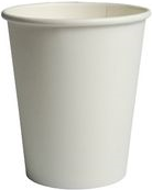 PAPSTAR Papp-Trinkbecher "To Go", 0,3 l, wei� aus Pappe mit PE-Beschichtung, Durchmesser: 80 mm, - 1 St�ck (85065) von Papstar