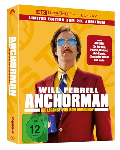 Anchorman: Die Legende von Ron Burgundy - Limited Collector's Edition [4K Ultra HD] + [Blu-ray] + [Bonus Blu-ray] von PARAMOUNT PICTURES