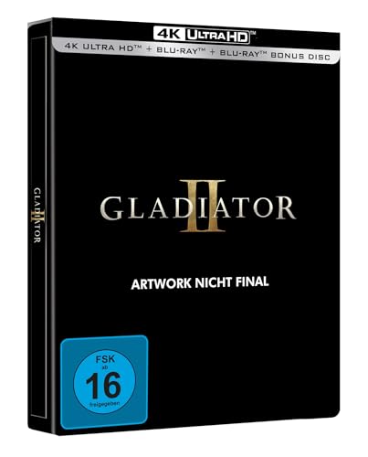 Gladiator II - Limited Steelbook [4K Ultra HD] + [Blu-ray] + [Bonus Blu-ray] von Paramount Pictures (Universal Pictures)