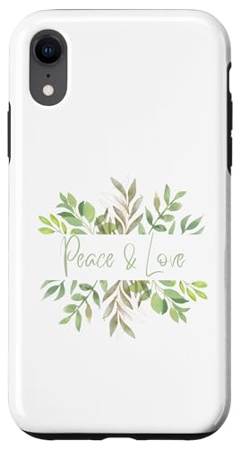 Hülle für iPhone XR Frieden und Liebe von Parara Creative Studios