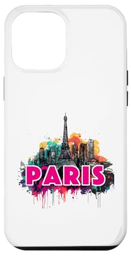 Hülle für iPhone 12 Pro Max Paris Outfit für Französische Herren und Damen Frankreich von Paris Grafik Frankreich Retro Vintage Design