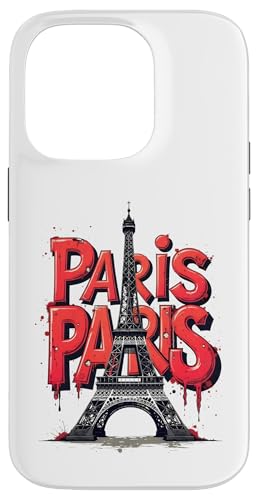 Hülle für iPhone 14 Pro Paris Outfit für Französische Herren und Damen Frankreich von Paris Grafik Frankreich Retro Vintage Design