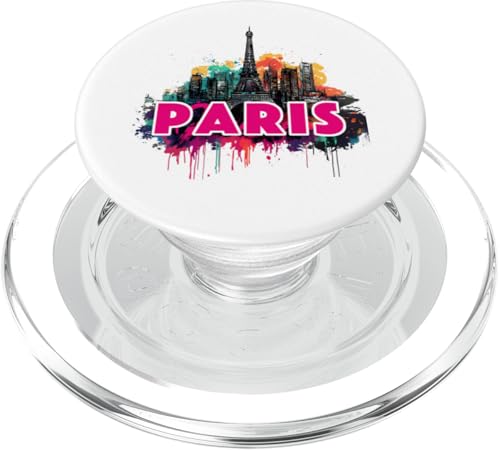 Paris Outfit für Französische Herren und Damen Frankreich PopSockets PopGrip für MagSafe von Paris Grafik Frankreich Retro Vintage Design