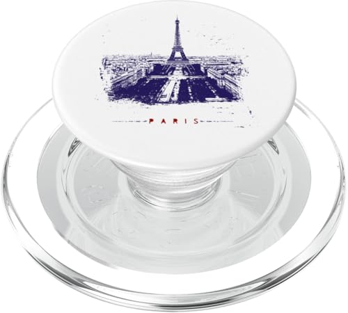 Paris Outfit für Französische Herren und Damen Frankreich PopSockets PopGrip für MagSafe von Paris Grafik Frankreich Retro Vintage Design