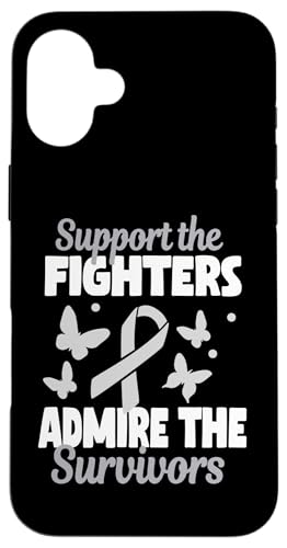 Parkinson's Disease Fighter Support Spruch Hülle für iPhone 16 Plus von Parkinsons Disease Awareness Month Support Design