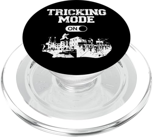 Parkour Free Running Traceur, Vintage-Trickmodus aktiviert PopSockets PopGrip für MagSafe von Parkour Freerunning Free Runner DA0