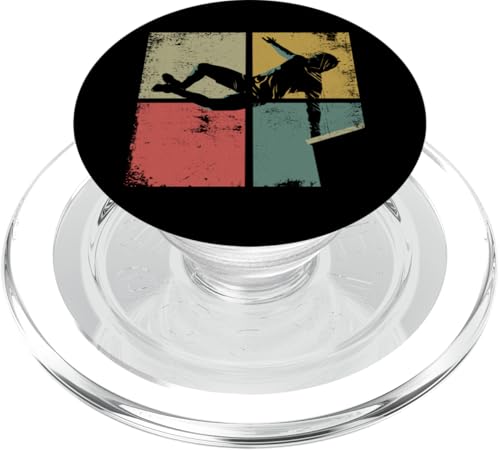 Parkour Freilauf Traceur Retro Vintage PopSockets PopGrip für MagSafe von Parkour Freerunning Free Runner DA0