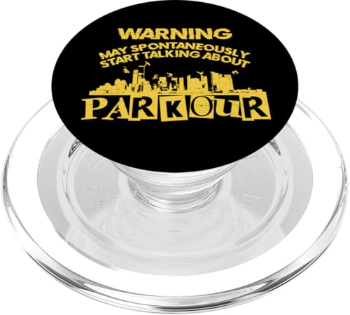 Parkour Freilauf Traceur Vintage Warnung Mai PopSockets PopGrip für MagSafe von Parkour Freerunning Free Runner DA0