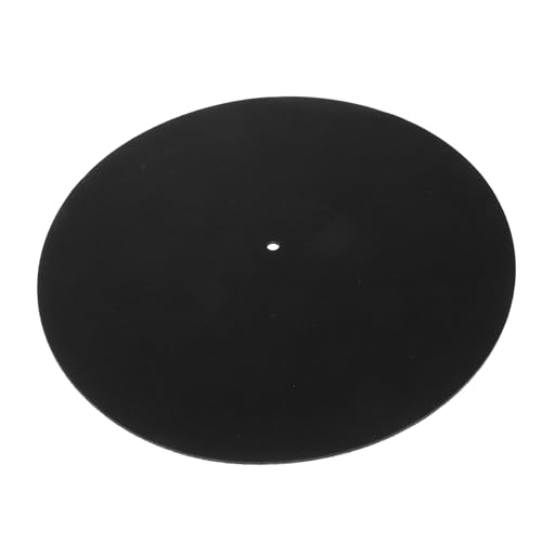 Parliky Schallplattenmatte Aus Filz Schützende Plattenspieler Matte Für Vinyl Schallplatten Anti Rutsch Design Für Optimalen Schwarze Schallplatten Schutzmatte Für Zuhause von Parliky