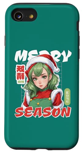 Hülle für iPhone SE (2020) / 7 / 8 Lustige Weihnachten mit Elfen - Süße Elfe im Anime-Stil von Partnerlook Christmas Elf Shirts & Gifts