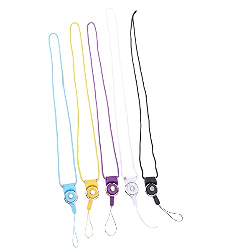 5 Stück Halsband Handy-Umhängeband Handy-Lanyard Verstellbare Handy-Gurtbänder Handy-Lanyard-Lanyards Für Schlüssel Personalisiertes Schlüsselband Schlüsselanhänger von PartyKindom