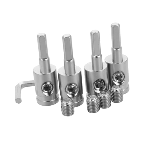 PartyKindom 1 Satz Car-audio- Verstärker-eingangsadapter Kabelklemme Stromanschluss Des Verstärkers Verstärker-eingangsreduzierer-adapter Anschlusssatz Kabelverbinder Silver Messing von PartyKindom