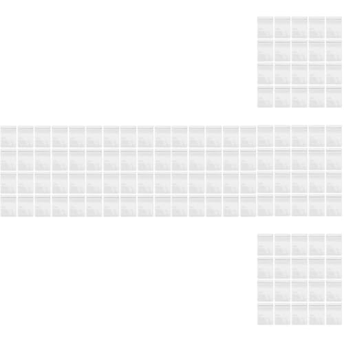 PartyKindom 6 Sätze Aufbewahrungsbeutel Für Schmuckverpackungen Klare Beutel Aufbewahrungsbeutel Verpackungsbeutel Minibeutel Reißverschlussbeutel Klare Reißverschlussbeutel 100 Stück * 6 von PartyKindom