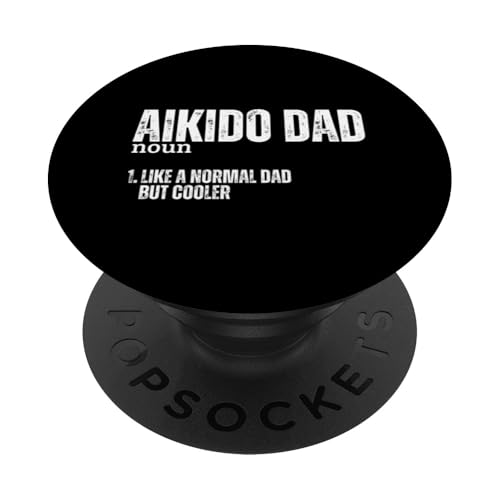 Aikido Papa Definition Lustige Männer Vater Aikido PopSockets mit austauschbarem PopGrip von Passionate Aikido Martial Arts Enthusiast