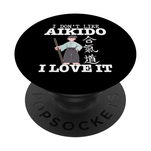 Ich liebe Aikido Lustiges, stolzes Aikido PopSockets mit austauschbarem PopGrip von Passionate Aikido Martial Arts Enthusiast