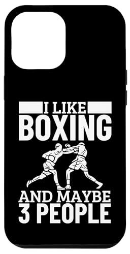 Hülle für iPhone 12 Pro Max Ich mag Boxen und vielleicht 3 Leute Lustiger Boxer von Passionate Boxing Enthusiast Boxer Apparel