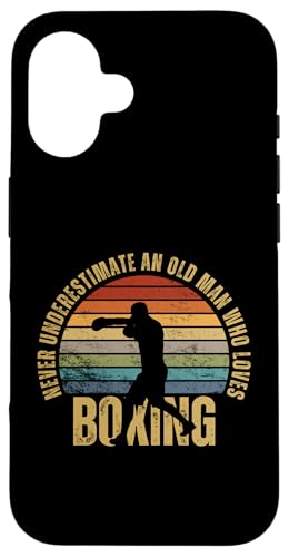 Hülle für iPhone 16 Box-Trainer unterschätzen Sie niemals einen alten Mann, der Boxen liebt von Passionate Boxing Enthusiast Boxer Apparel