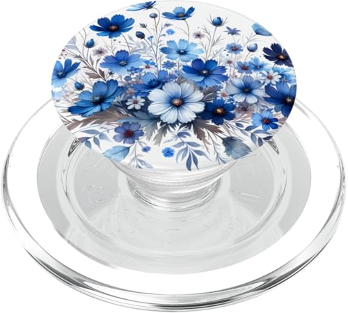 Ästhetische niedliche blaue Blume Landhaus Bauernhof Garten Wildblume PopSockets PopGrip für MagSafe von PastelArt Phone Cases Accessories Gifts Designs