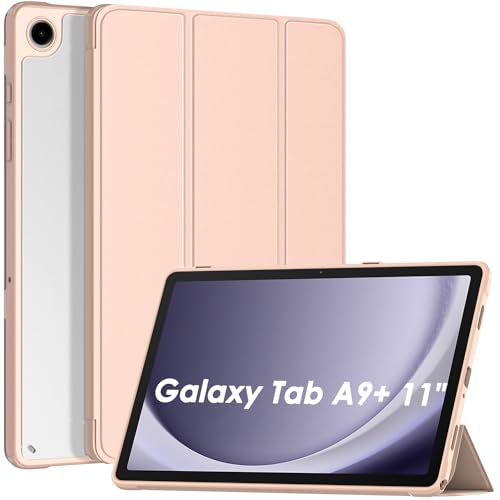 Patamiyar Samsung Galaxy Tab A9+ Plus Hülle 11 Zoll 2023(SM -X210/X216/X218),Galaxy Tab A9 Plus Hülle 11" Schlanker Leichter Ständer Schutzhülle mit Auto Schlaf/Wach Für Samsung Tablet A9 Plus -Rosa von Patamiyar