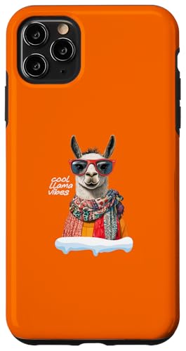 Hülle für iPhone 11 Pro Max Coole Lama-Vibes von Patchi Guy