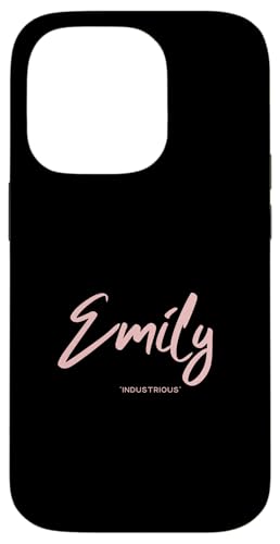 Hülle für iPhone 14 Pro Emily - Fleißig von Patchi Guy