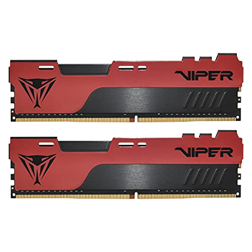 Patriot Memory Viper Elite II DDR4 32GB (2x16GB) 4000MHz Gaming Arbeitsspeicher KIT Schwarz/Rot von Patriot Memory