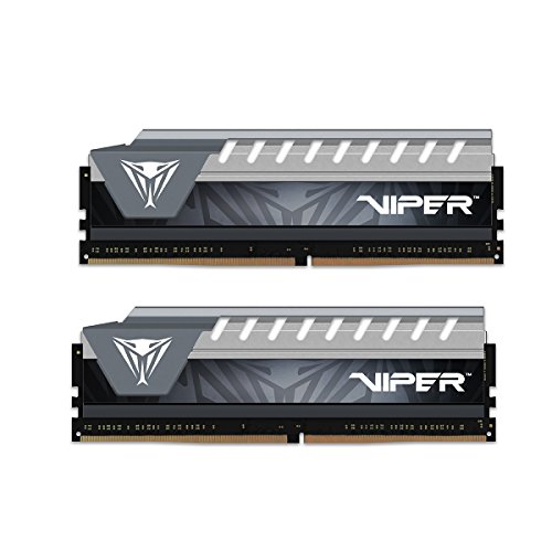 Patriot Memory Viper Elite Serie DDR4 32GB (2x16GB) 2666MHz UDIMM Dual Kit (Grau) Gaming Arbeitsspeicher von Patriot Memory